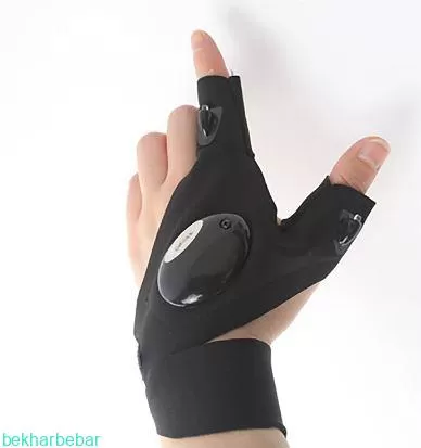 دستکش چراغ دار برای تعمیرکار