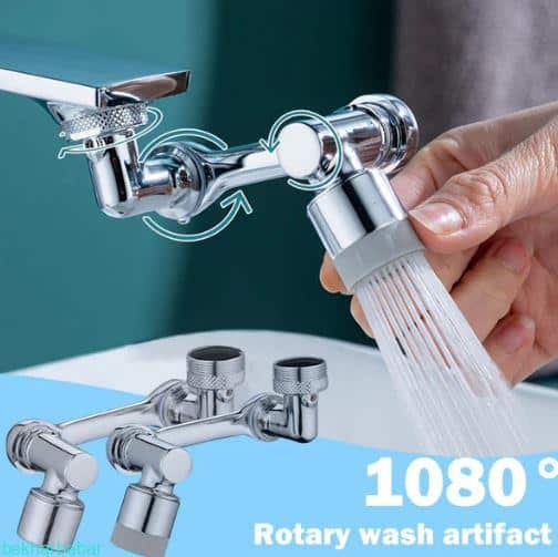 سر شیر آب استیل متحرک