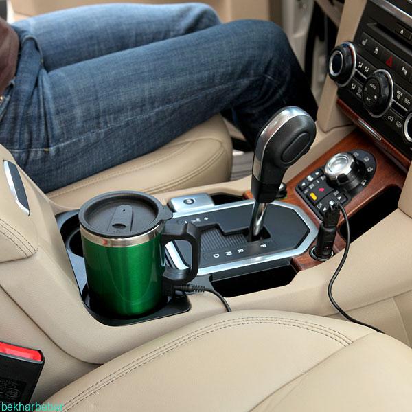 فلاسک گرم نگهدارنده چای و قهوه در ماشین