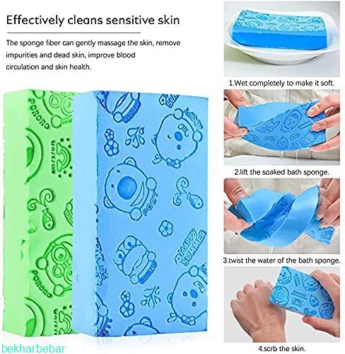 اسفنج حمام لایه بردار بدن و صورت جنس اصل