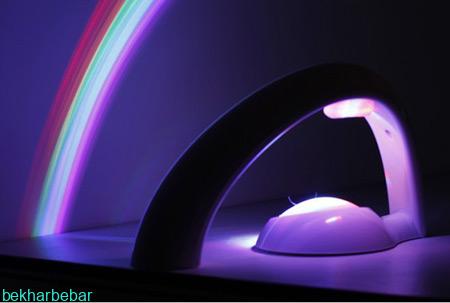 چراغ خواب رنگین کمان برای اتاق خواب