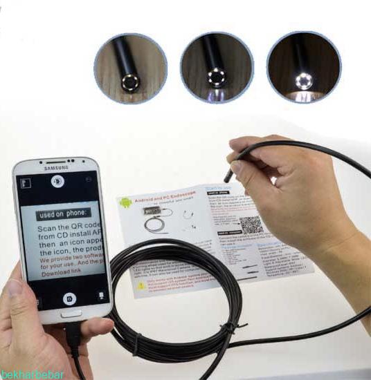 مشاهده از حفره ها و سوراخهای غیر دسترس