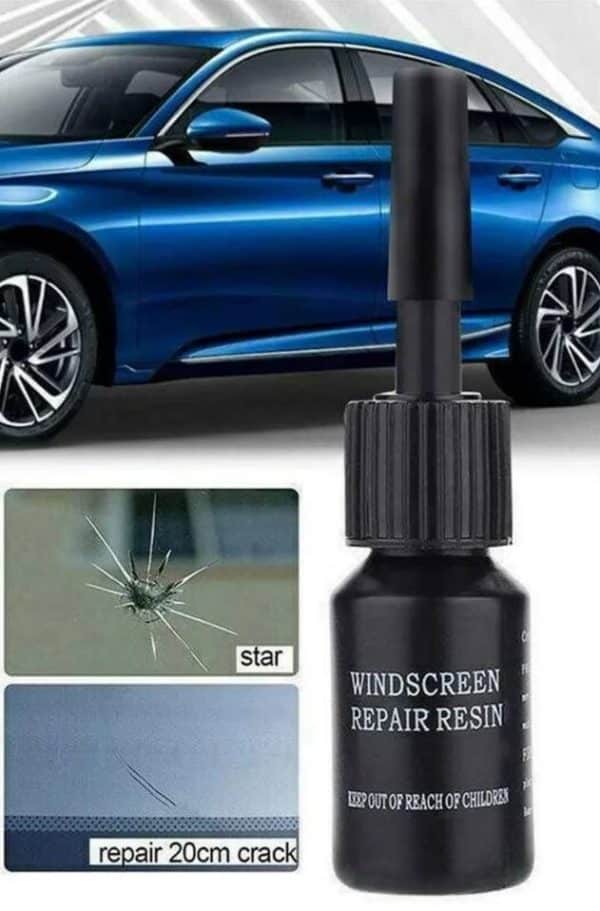 رفع ترک خوردگی شیشه ماشین با چسب ترمیم و تعمیر windscreen