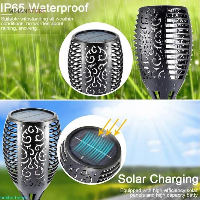 بهترین چراغ خورشیدی فضای سبز