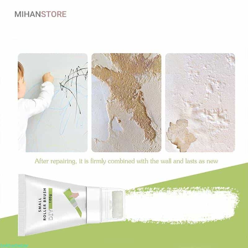 لکه گیر رولی بر روی دیوار