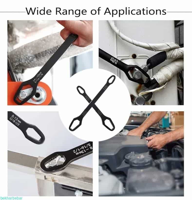 آچار دو طرفه جنس فولاد