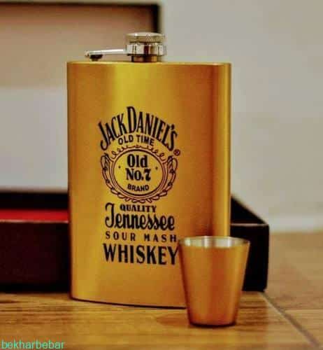 بطری آب جیبی جنس استیل