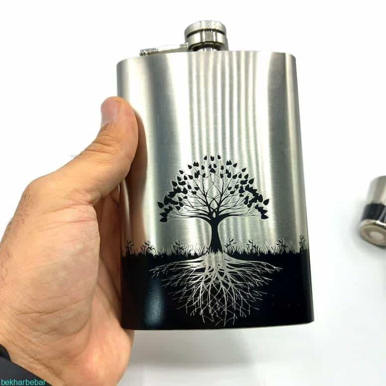 بطری آب جیبی کتابی 2 شات