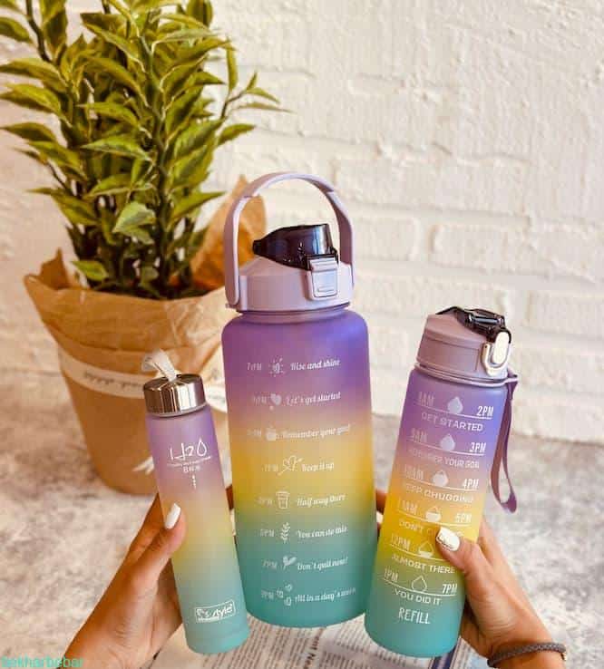 3 قمقمه دانش آموزی در 3 سایز