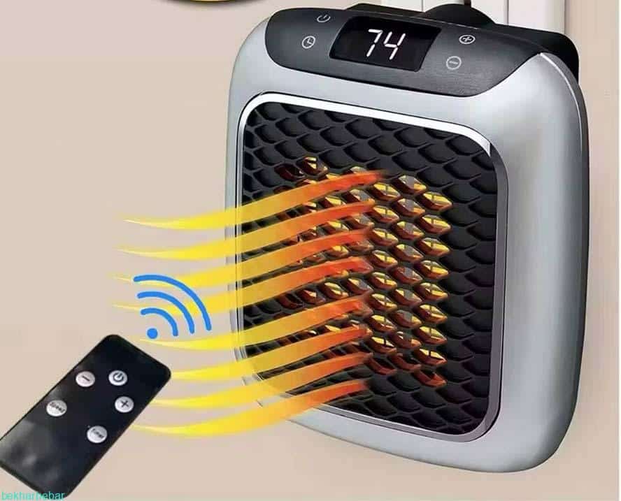 بخاری برقی کم مصرف فن دار کوچک اتاق خواب