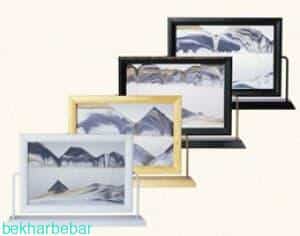 تابلوی شنی دارای رنگ بندی مختلف