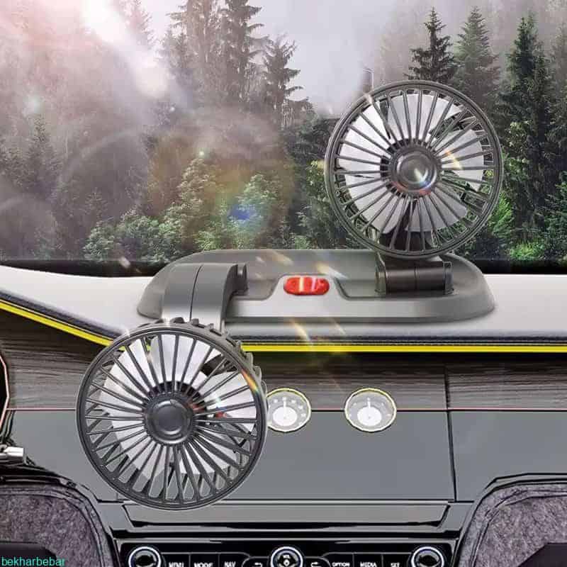 پنکه دوقلو فندکی ماشین