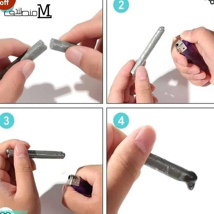 میله جوش دهنده حرارتی ۳ عددی چسب فوری آهن و آلومینیوم